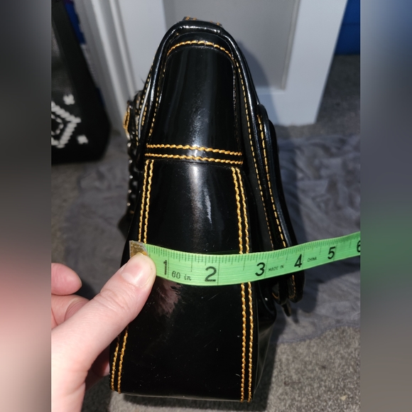 Fendi B Bag in Black Patent Leather - Picture 12 of 12